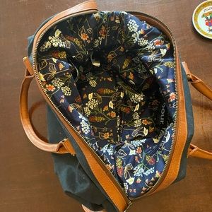 New Barbour England small canvas leather purse